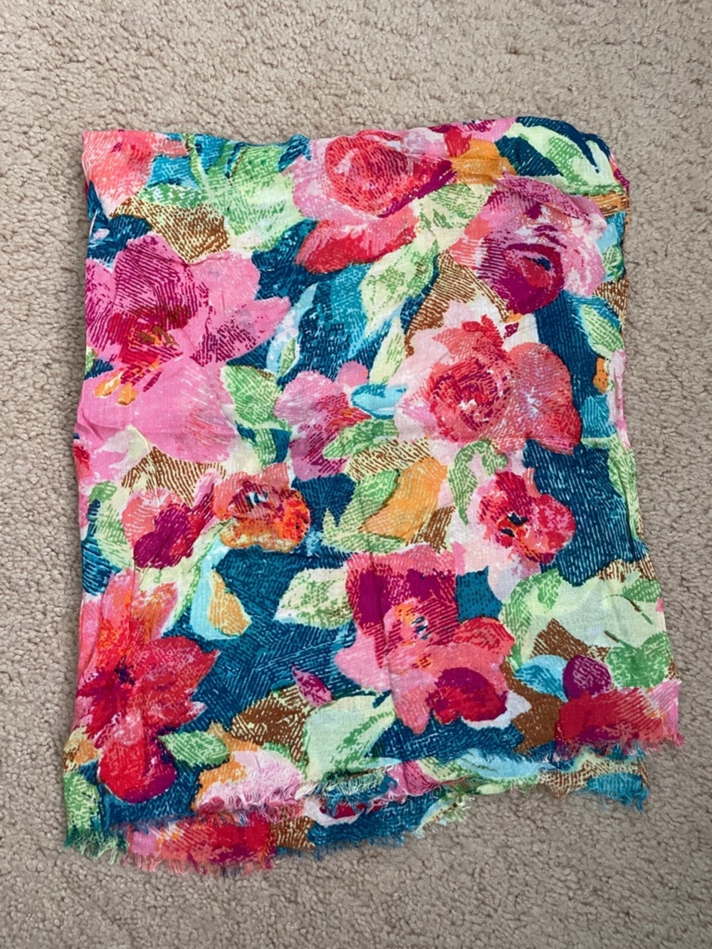 Vera Bradley Fringe Scarf